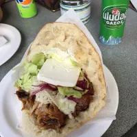 Drehspieß Kebap mit Käse