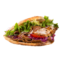 Drehspieß im Fladenbrot